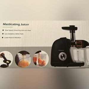 EUC Picberm Masticating Juicer - Red